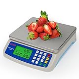 Bilancia cucina digitale acciaio inossidabile 30kg bilancia professionale per alimenti Ideale per panifici Mense e cucine bilancia contapezzi con display LCD Funzione Tara