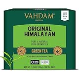 VAHDAM, Tè Verde in Foglie dell'Himalaya (100 Bustine di Tè), 100% Tè Naturale, RICCO DI ANTIOSSIDANTI - Tè Detox in Foglie - Da Bere Caldo o Freddo