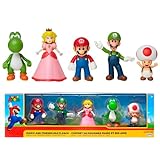 Super Mario Pack di 5 figurine, Multicolore