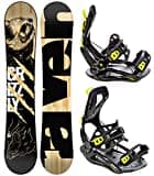 RAVEN Set da Snowboard: Snowboard Grizzly + Bindung Fastec FT360 (161 cm + FT360 Lemon L)