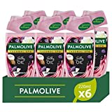 Palmolive bagnoschiuma Thermal Spa Silky Oil | Gel doccia con olio di Cocco e Lavanda | Docciashiuma profumato | Dermatologicamente testato, 220 ml (Confezione da 6)