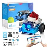 Makeblock mBot2 Robot Programmabile Bambini, Coding Robot Giocattolo Compatibile con Programmazione Scratch e Python, Emo Robot Intelligente per Bambini Supporto WiFi, IoT, Tecnologia AI