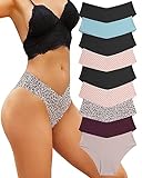 FINETOO 9 Pezzi Slip Senza Cuciture Donna Pantaloni a Vita Bassa Mutande Culotte e Parigamba Invisibili Biancheria Intima Sexy Biancheria Intima Comoda Mutandine Bikini Confezione Multipla XS-XL…