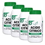 Marten Acido CITRICO MONOIDRATO kg. 1 - Promo Pack PZ. 4 - Prodotto Multifunzione ANTICALCARE DISINCROSTANTE DECALCIFICANTE AMMORBIDENTE E BRILLANTANTE