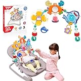 HappyKidsClub Giochi Neonato 0-18 Mesi, Arco Giochi Passeggino Neonato Regalo Neonato Giocattoli Giochi Bambini 1 Anno Sonaglio Neonato 3-6 Mesi Palestrina Neonato Montessori Regalo Bambino 1 Anno