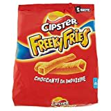 Cipster Freeky Fries, Chips di Patate, Forma Unica e Croccanti da Impazzire, 125g (multipack 5 bustine da 25g)