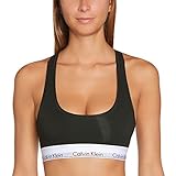 Calvin Klein Reggiseno a Bralette Donna Unlined Sportivo, Nero (Black), M