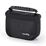 SMALLRIG Borsa per Fotocamera, Custodia per Trasporto Protettiva Universale, Scatola per Borsetta in Nylon con Rete Traspirante per Riporre Accessori Fotografici di Piccole Dimensioni (Nero) - 3704