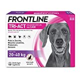 FRONTLINE Triact, 3 Pipette, Cane L (20-40Kg), Antiparassitario per Cani e Cuccioli di Lunga Durata, Protegge il Cane da Pulci, Zecche, Zanzare, Pappataci e Leishmaniosi, Antipulci 3 Pipette