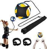 LAMOOER Attrezzature da allenamento per pallavolo, per allenatori di pallavolo, per principianti e professionisti, per esercizi di pallavolo, Nero , Taglia unica