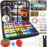 TAVADA 362pcs Kit da Cucito,Set da Cucito,Kit Cucito Set contiene 41 Rotoli di Filo Colorato,Set da Cucito con Accessori da Cucire con Cassetta Degli Attrezzi,per Casa,Principianti,Viaggiatori