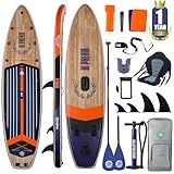 Niphean SUP Gonfiabile con Design ad ala Bilanciata e Accessori SUP Durevoli,SUP Gonfiabile con Sedile, 335cm Stabili Tavola SUP Gonfiabile adulti e Giovani di Tutti i Livelli di Abilità