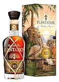 Plantation Rum Xo 20th Anniversary, 700ml, Note Fruttate e Floreali, Rum Scuro Artigianale, il Più Premiato delle Barbados, Invecchiato 20 Anni fra i Caraibi e la Francia, Idea Regalo, 40% Vol.