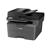 Brother MFCL2800DW Stampante Multifunzione Laser Monocromatica 4 in 1, 32 Ppm, Stampa Fronte, Retro Automatica, Display Lcd a 2 Righe, Fast Ethernet, WIFI a 5 Ghz e USB, Colore Nero