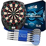 DartPro - L'ORIGINALE - Bersaglio elettronico - Freccette innovativo con 65 varianti - Freccette da 1 a 8 giocatori (Disco)