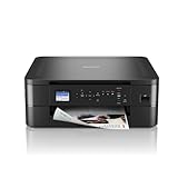 Brother DCPJ1050DW Stampante multifunzione inkjet a colori 3 in 1,Formato A4,Connettività di rete wireless,Stampa fronte-retro automatica,Display LCD da 4,5 cm, Nero